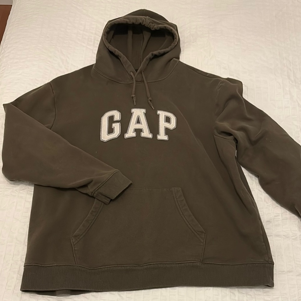 GAP Men's green Hoodie Sweater